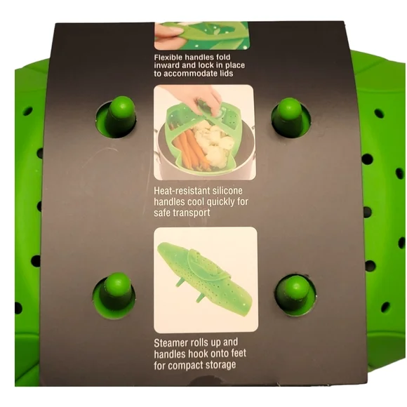 OXO SoftWorks Silicone Steamer Pressure Cooker Basket Heat Safe Silicone NWT - Picture 11 of 13